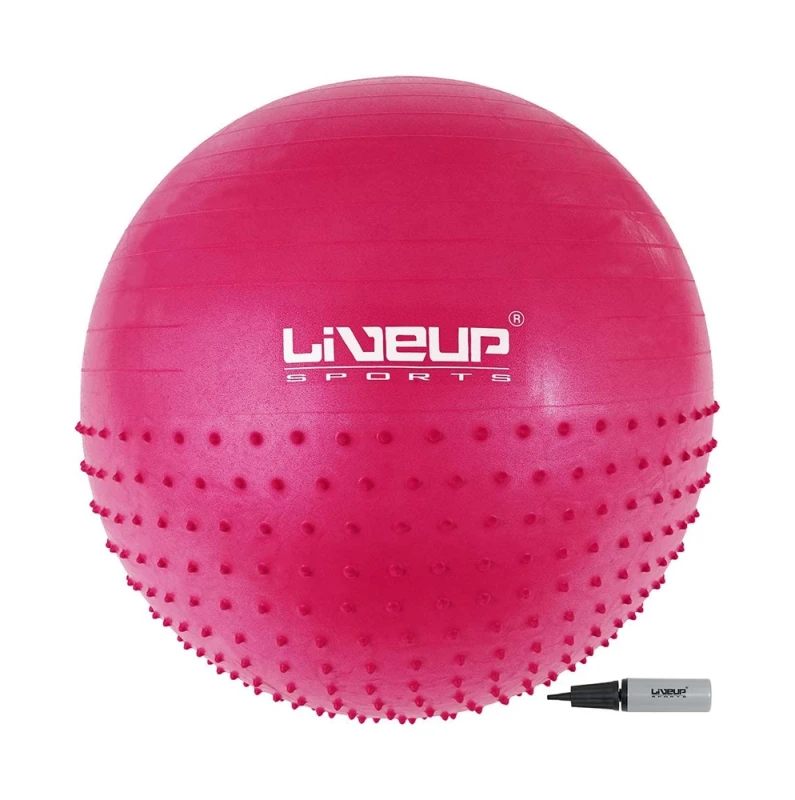LIVEUP HALF MASSAGE BALL-RD
