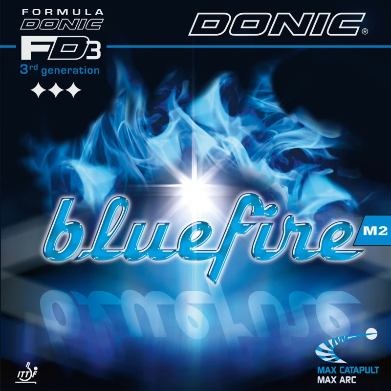 DONIC Table Tennis Rubbersheets Bluefire M2 max. red