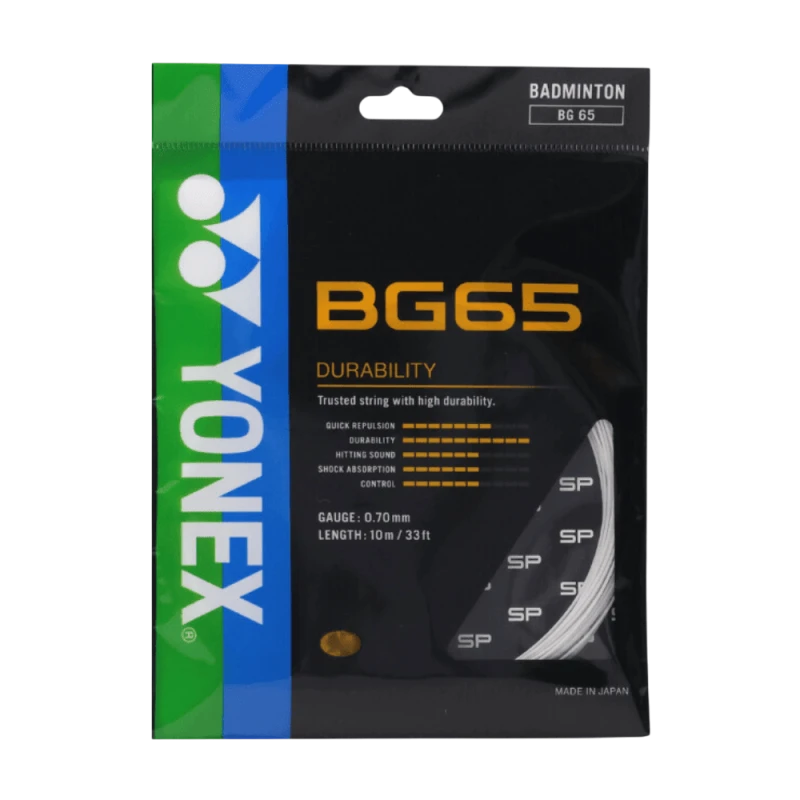 YONEX STRING BG65 WHITE