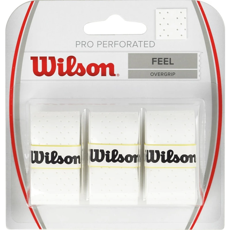 Wilson PRO OVERGRIP PERFORATED WHITE