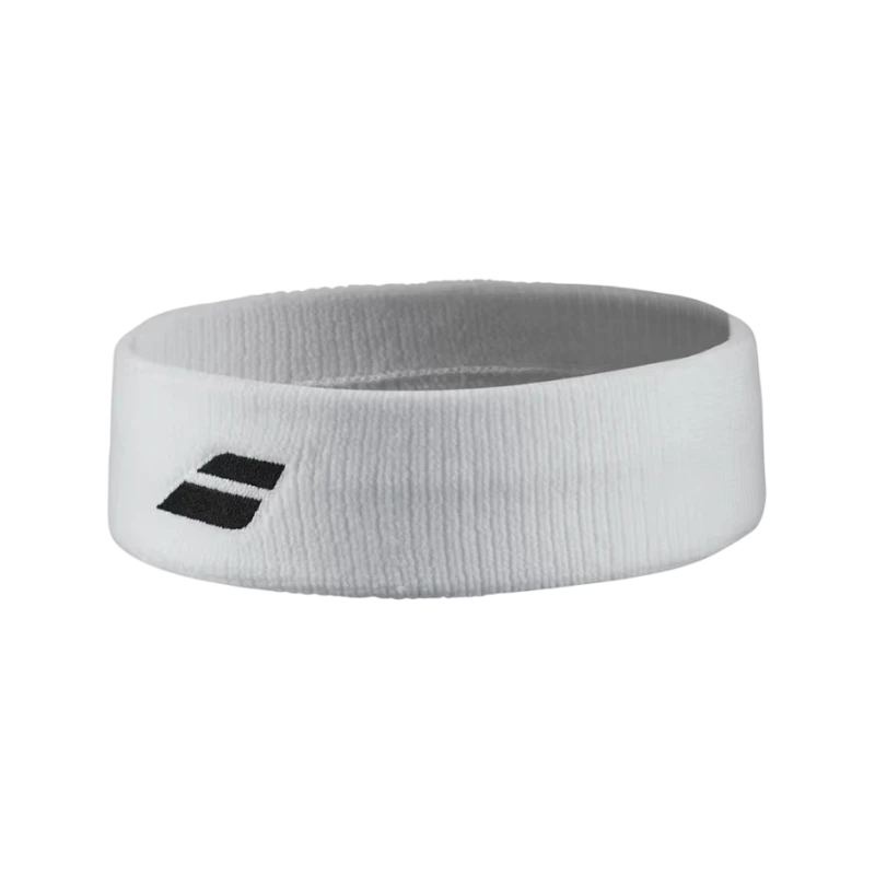 BABOLAT LOGO HEADBAND _ White/White