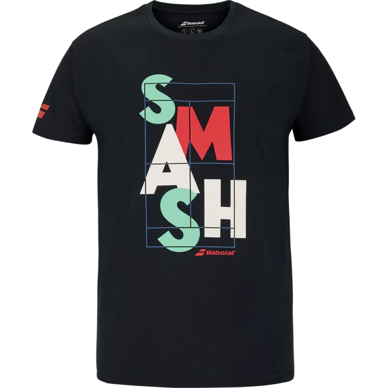 BABOLAT EXERCISE MESSAGE TEE MEN Black/Black