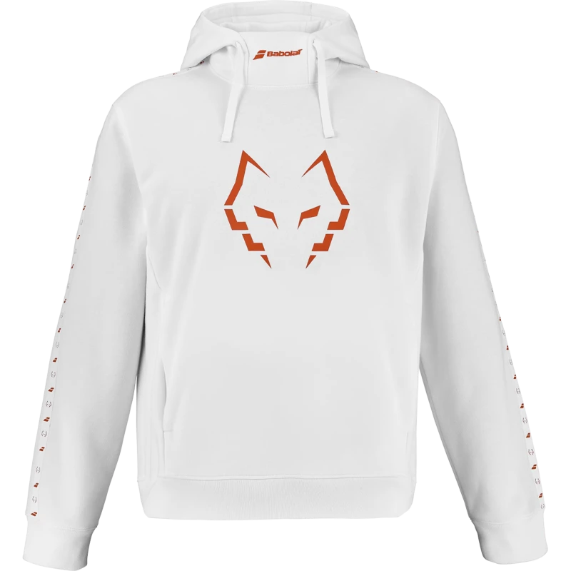 BABOLAT HOOD SWEAT J. LEBRON WHITE