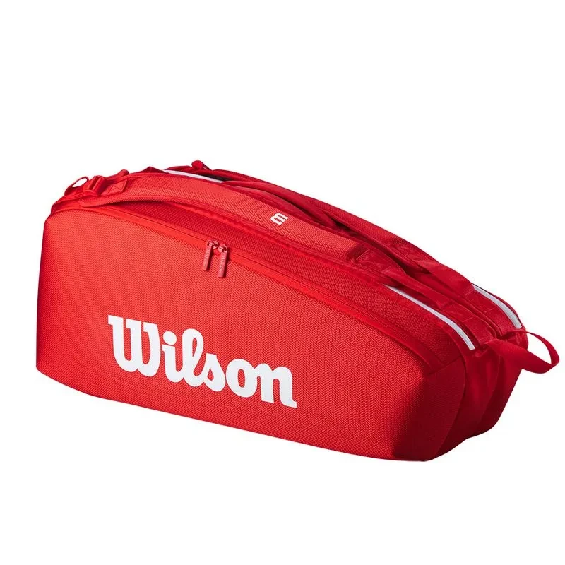 Wilson Super Tour Red Racket Bag X6