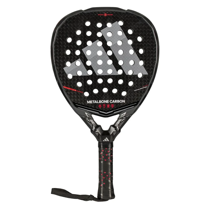 ADIDAS PADEL RACKET - METALBONE CARBON 3.5 2026 - Black/Red-AR2AA2U22