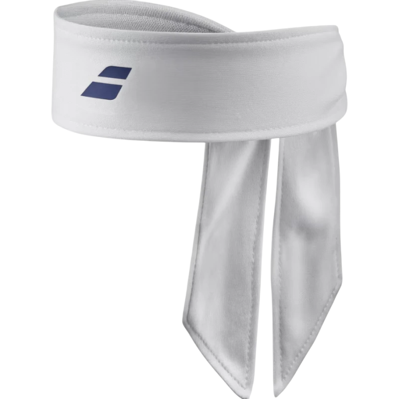 BABOLAT TIE HEADBAND _ White/Sodalite Blue
