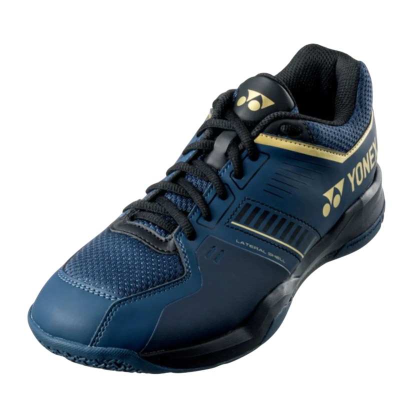 YONEX POWER CUSHION STRIDER FLOW WIDE BADMINTON SHOES Navy/Gold