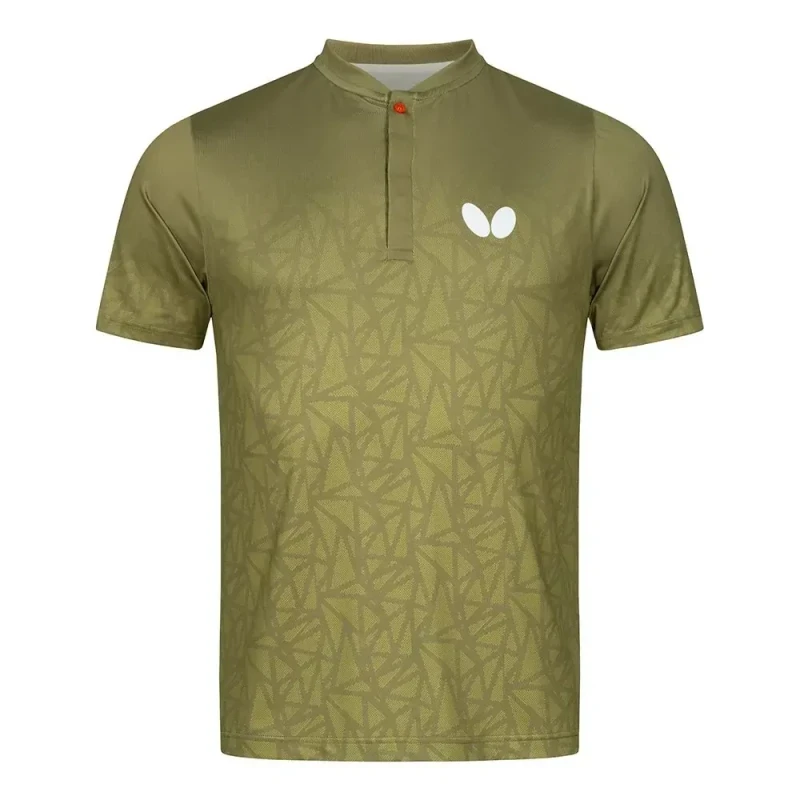 BUTTERFLY Higo Table Tennis Shirt Khaki