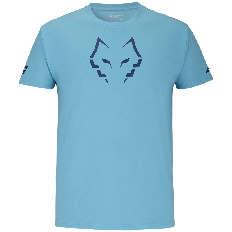 BABOLAT COTTON TEE J. LEBRON Cyan Blue