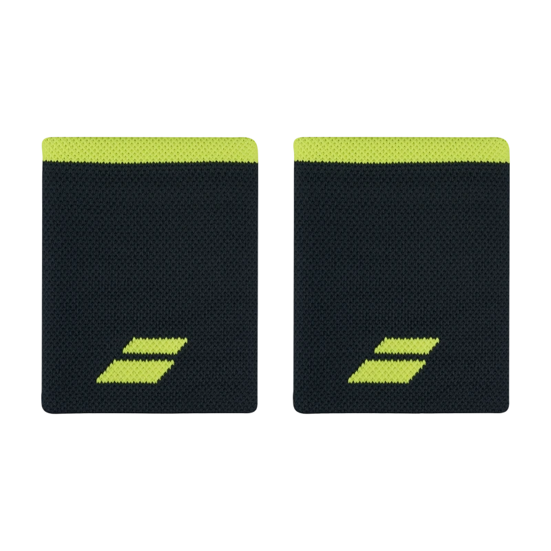 BABOLAT LOGO JUMBO WRISTBAND _ Grey/Aero