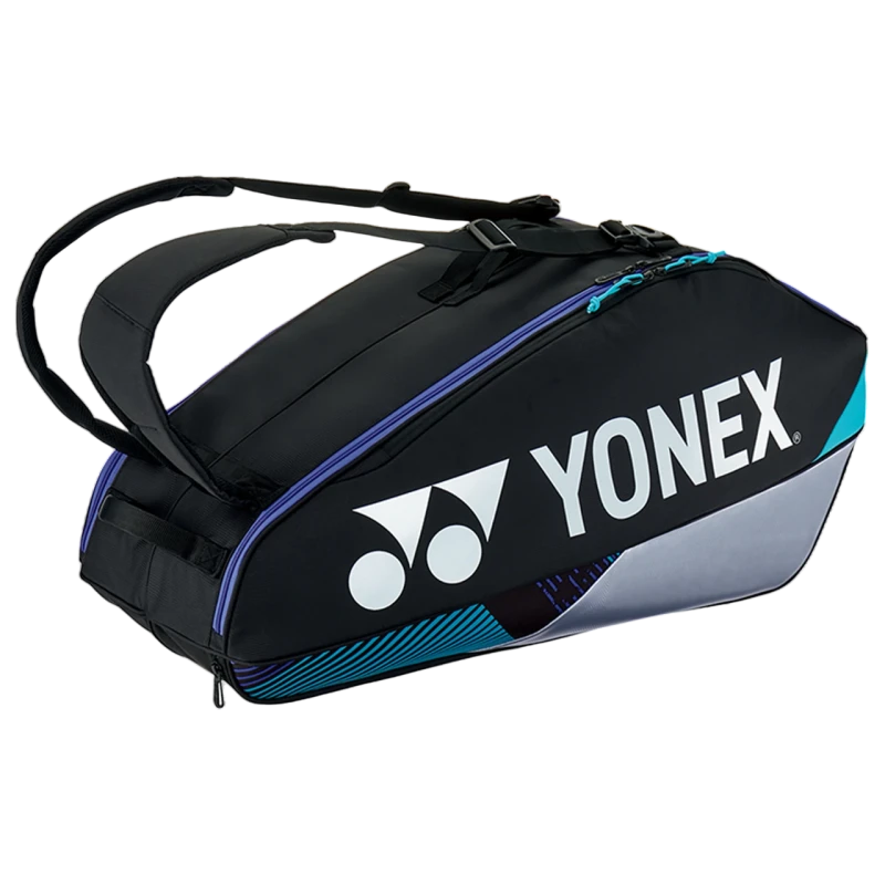 YONEX PRO RACQUET BAG (6PCS) _ BLACK / SILVER