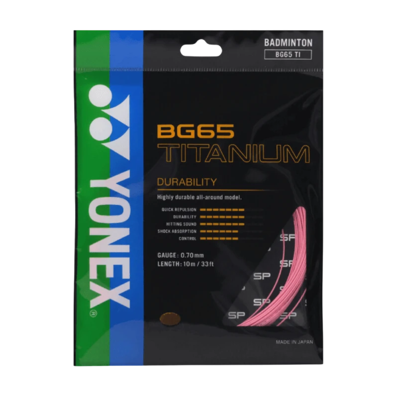 YONEX BG65 TITANIUM PINK