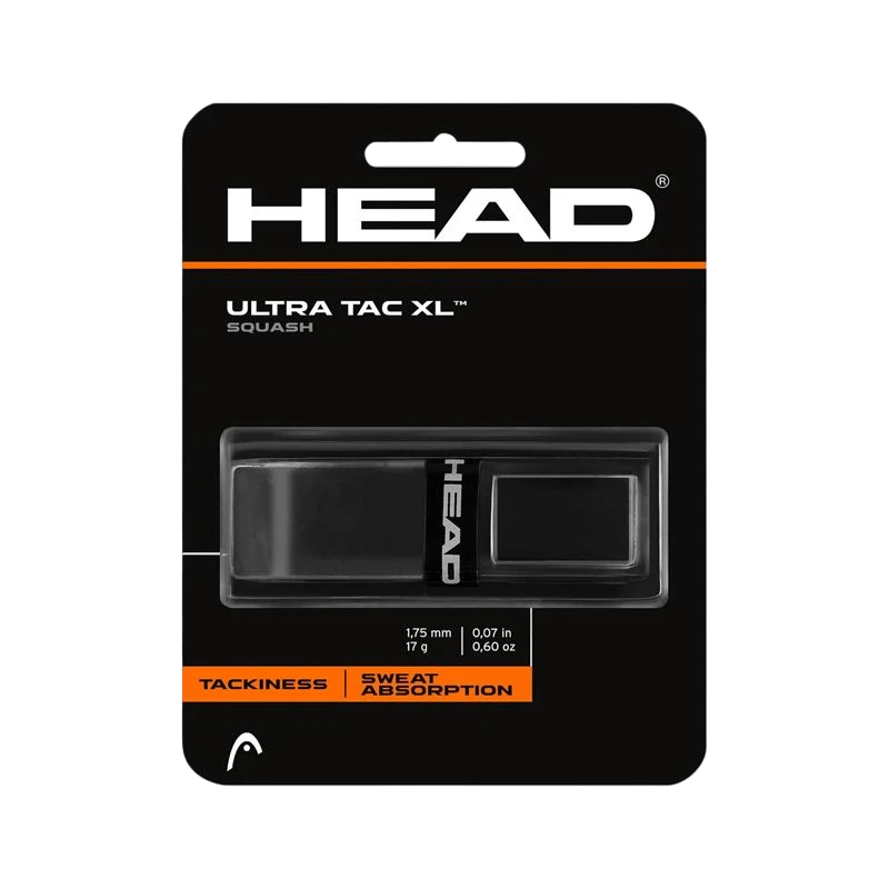 HEAD ULTERA TAC XL SQUASH _ BLACK