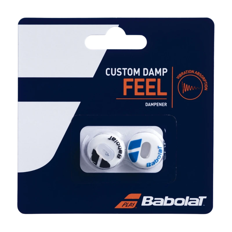 BABOLAT CUSTOM DAMP X2 WHITE/BLUE