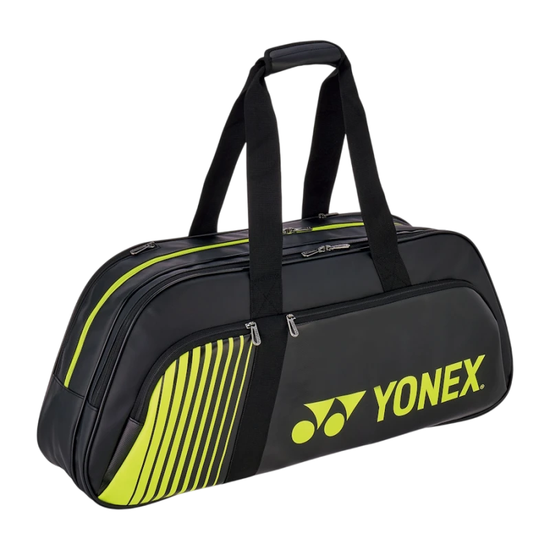 YONEX ACTIVE TOURNAMENT BAG _ BLACK / LIME GREEN