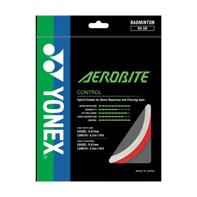 YONEX STRING AEROBITE White/Red