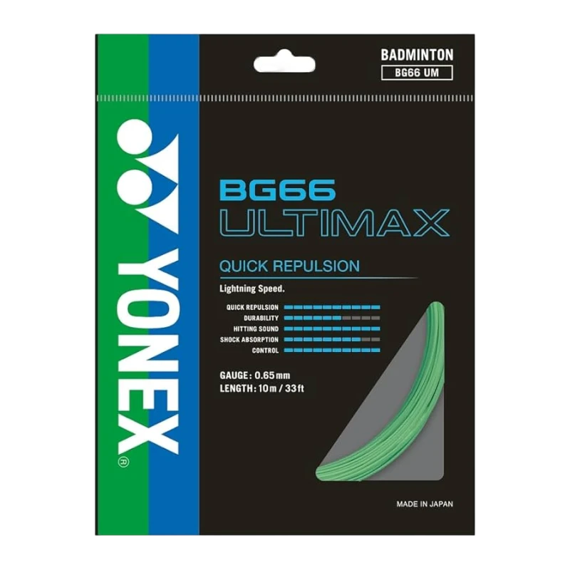 YONEX STRING BG66 Ultimax PASTEL GREEN