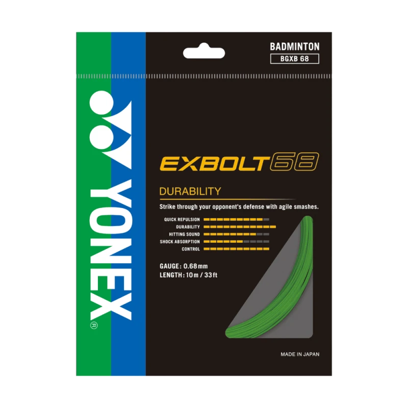 YONEX STRING EXBOLT 68 LIME GREEN